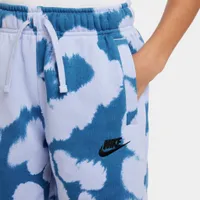 Nike Junior Boys’ Printed French Terry Shorts Light Marine / Black