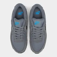 Nike Air Max 90 Smoke Grey / Light Photo Blue - Metallic Silver