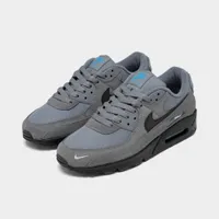 Nike Air Max 90 Smoke Grey / Light Photo Blue - Metallic Silver