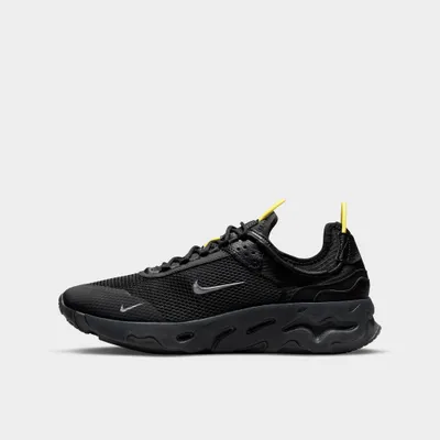 Nike React Live Black / Metallic Cool Grey - Yellow Strike