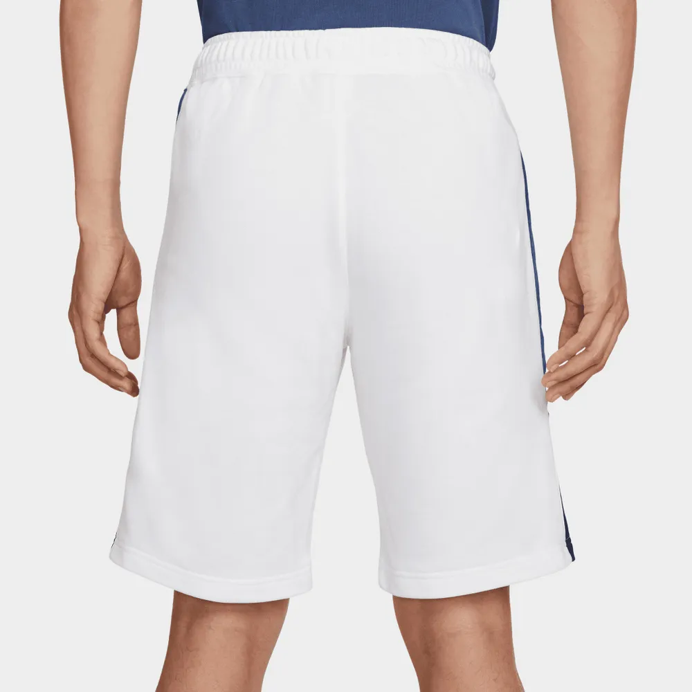 Nike Sportswear Hybrid French Terry Shorts White / Mystic Navy - University Red