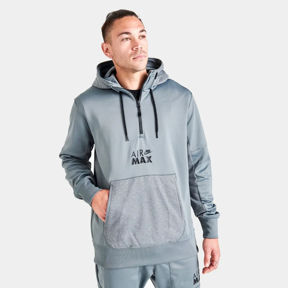 Canberra dief visie Nike Sportswear Air Max Logo Half-Zip Fleece Hoodie Off Noir / Black - Grey  | Bramalea City Centre