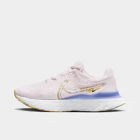 Nike Women’s React Infinity Run Flyknit 3 Premium Light Soft Pink / White - University Gold