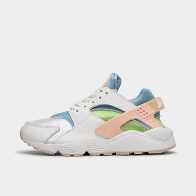 Nike Women's Air Huarache SE Sail / Arctic Orange - Worn Blue