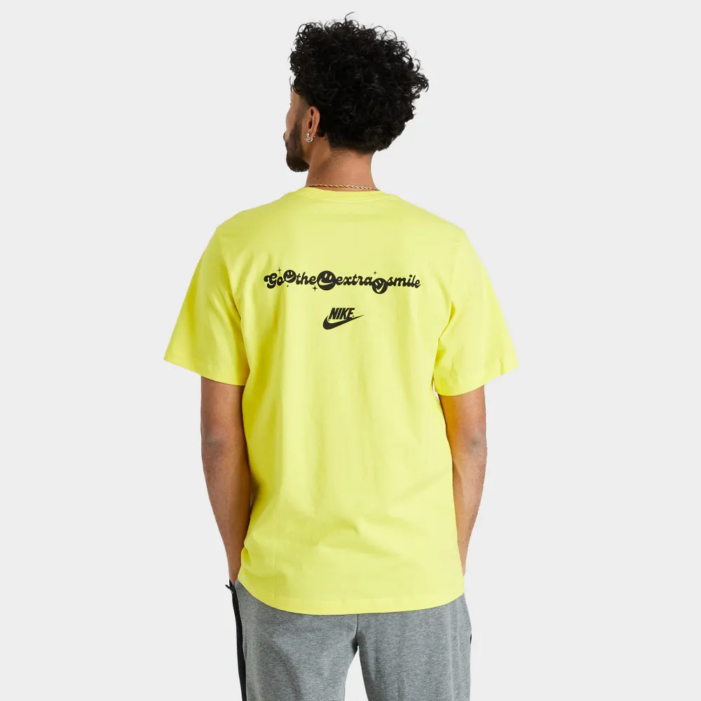 Nike Sportswear Smile T-shirt Yellow Strike / Black