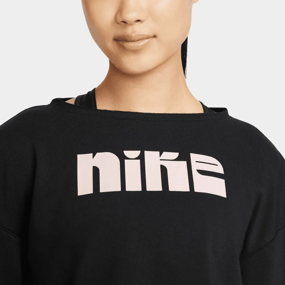 Nike Women’s Fleece Training Sweatshirt / Black