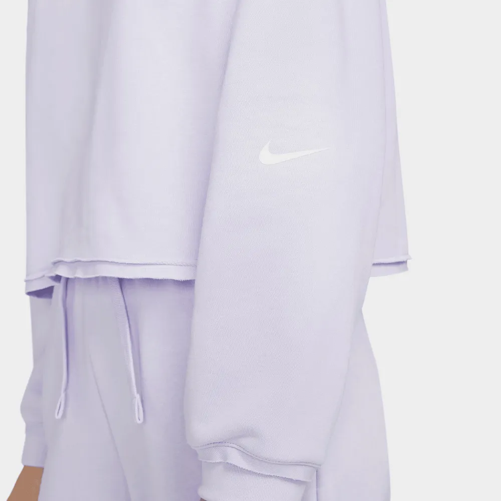 Nike Women's Fleece Crewneck Optimism / Pure Violet