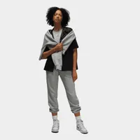 Jordan Women's Brooklyn Fleece Pants Dark Grey Heather / White