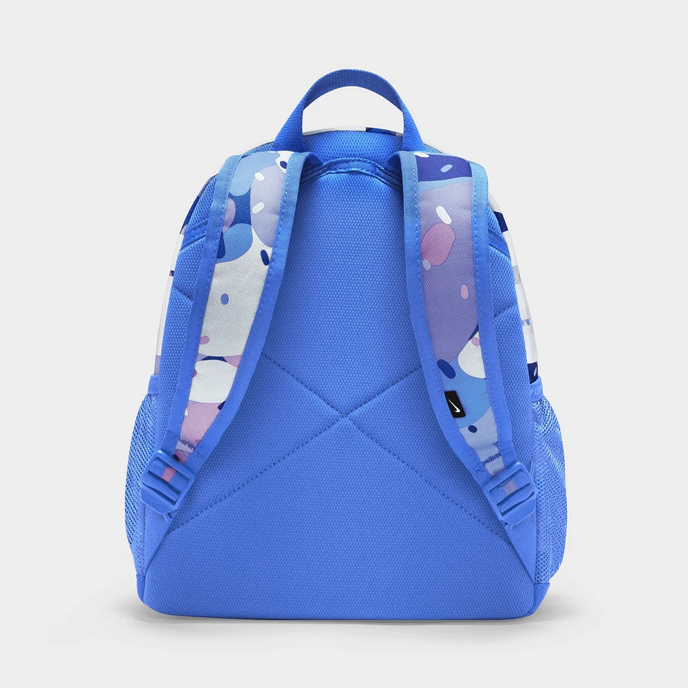 Nike Kids’ Brasilia JDI Printed Mini Backpack Comet Blue / Light Thistle - White