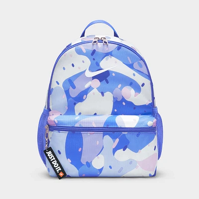 Nike Kids’ Brasilia JDI Printed Mini Backpack Comet Blue / Light Thistle - White