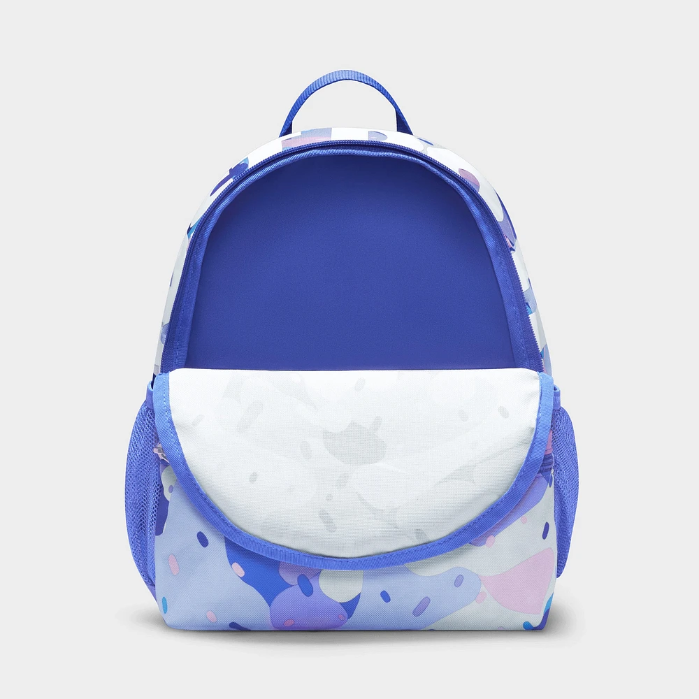 Nike Kids’ Brasilia JDI Printed Mini Backpack Comet Blue / Light Thistle - White