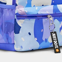 Nike Kids’ Brasilia JDI Printed Mini Backpack Comet Blue / Light Thistle - White
