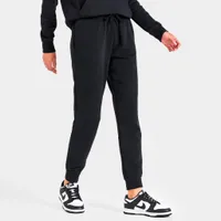 Nike Sportswear Women’s Club Fleece Mid-Rise Joggers Black / White