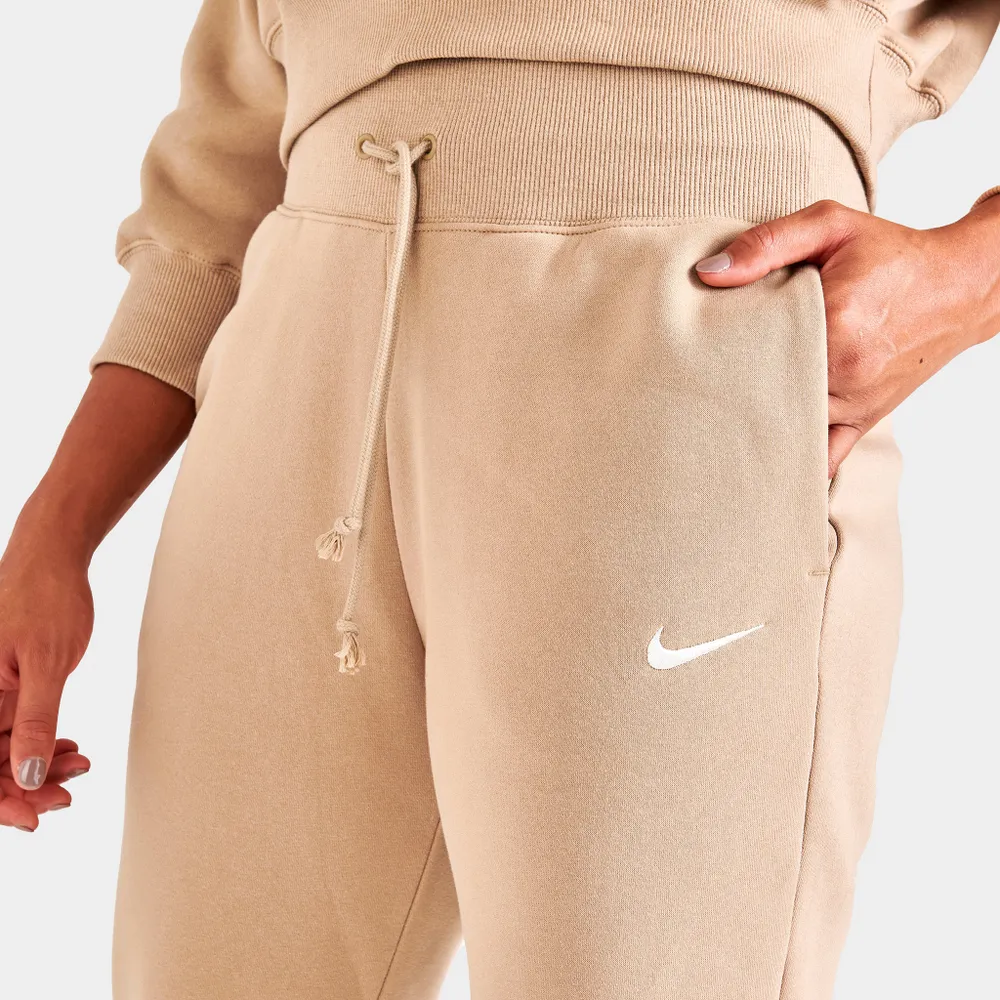 Nike Sportswear Women’s Phoenix Fleece High-Waisted Joggers Hemp / Sail