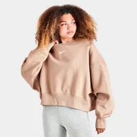 Nike Women’s Sportswear Phoenix Fleece Over-Oversized Crewneck Sweatshirt Hemp / Sail