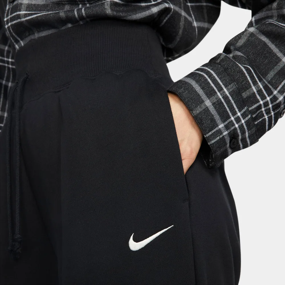 Nike Sportswear Women’s Phoenix Fleece High-Waisted Oversized Sweatpants Black / Sail