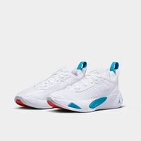Jordan Luka 1 GS White / Metallic Silver - Neo Turquoise