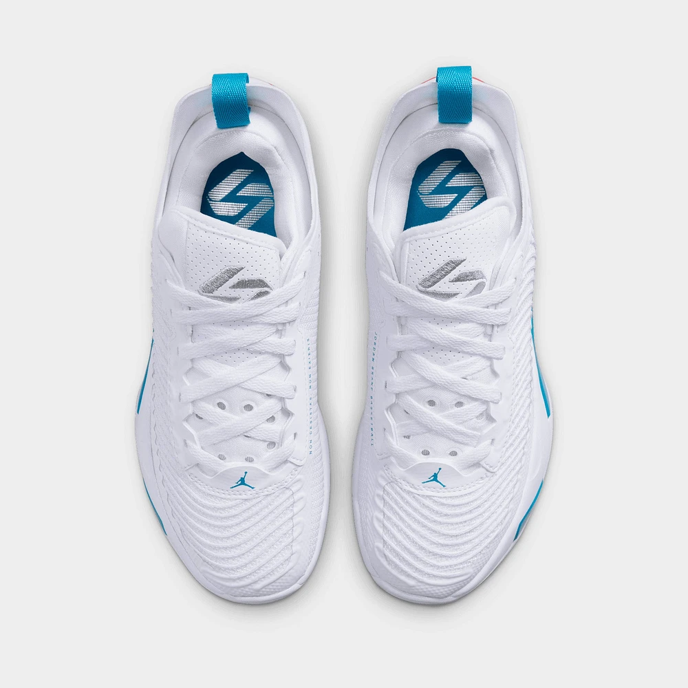 Jordan Luka 1 GS White / Metallic Silver - Neo Turquoise