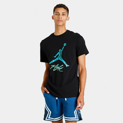 Jordan Essentials Jumpman T-shirt Black / New Emerald - Taxi