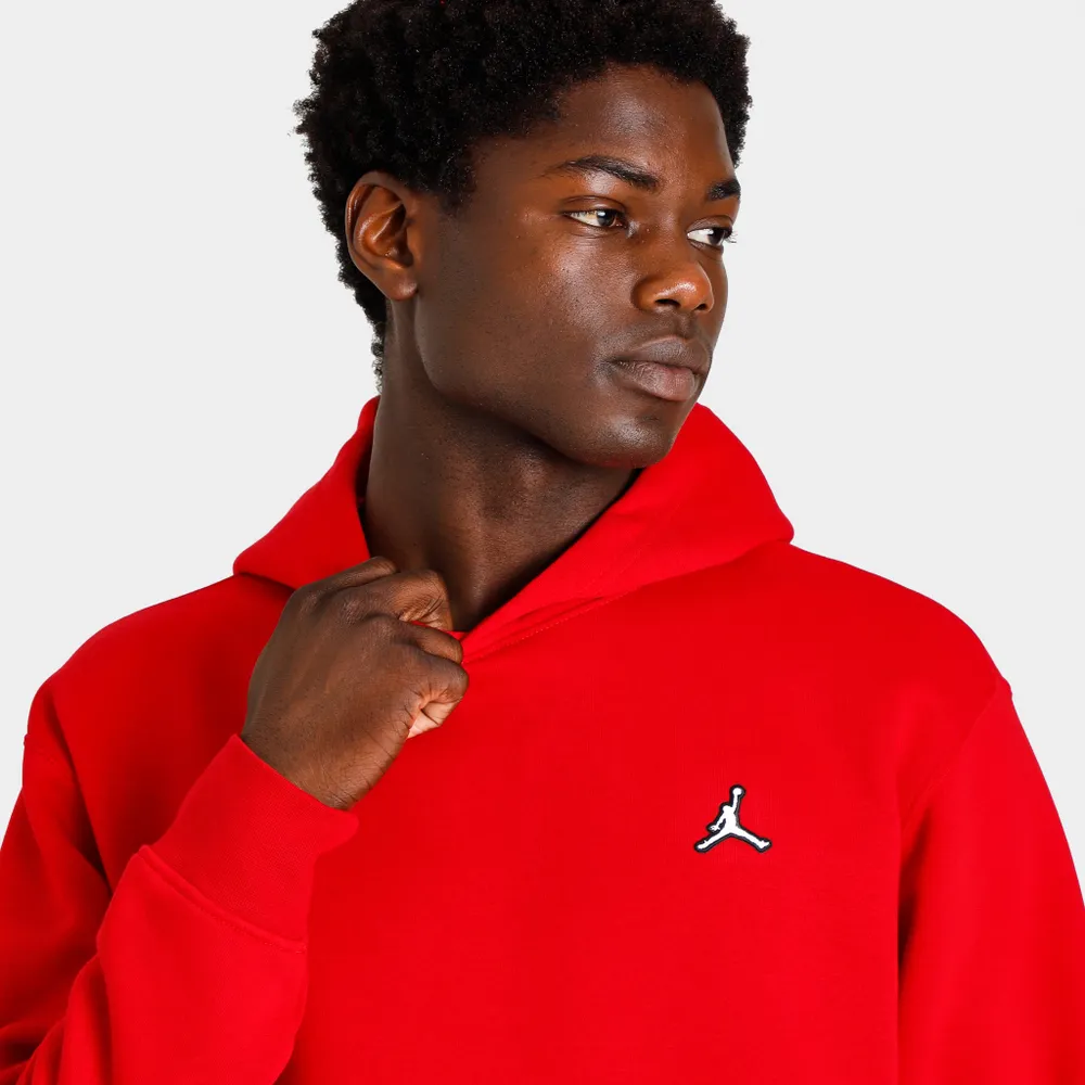 Jordan Essential Fleece Pullover Hoodie Gym Red / White