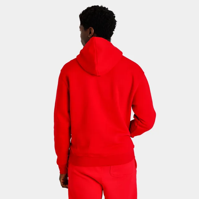 Jordan Essentials Washed Fleece Pullover Hoodie / Cherrywood Red