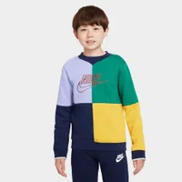 Nike Sportswear Junior Boys’ Amplify Sweatshirt Midnight Navy / Light Thistle - Gym Red