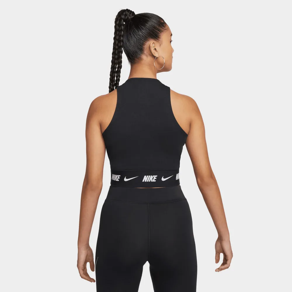 Nike Sportswear Women’s Cropped Tape Top / Black