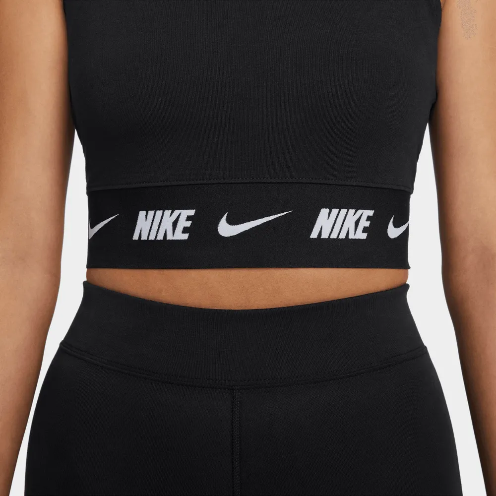 Nike Sportswear Women’s Cropped Tape Top / Black