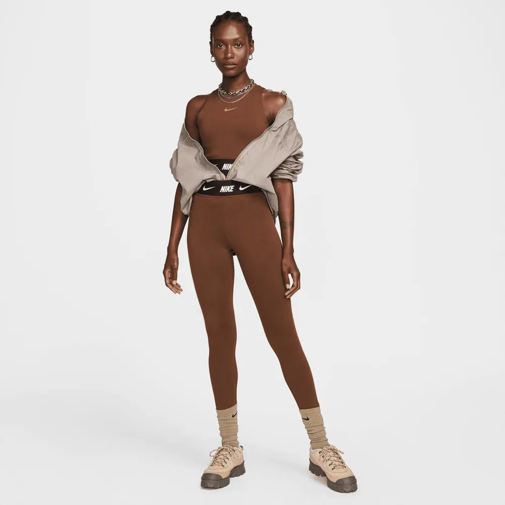 Nike Sportswear Women’s Cropped Tape Top / Cacao Wow