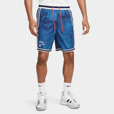 Nike DNA+ Floral Basketball Shorts / Blue Void