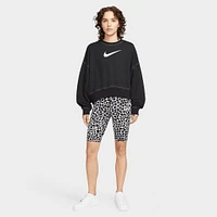 Nike Women's Sportswear Essential Bike Shorts Dark Smoke Grey / Black