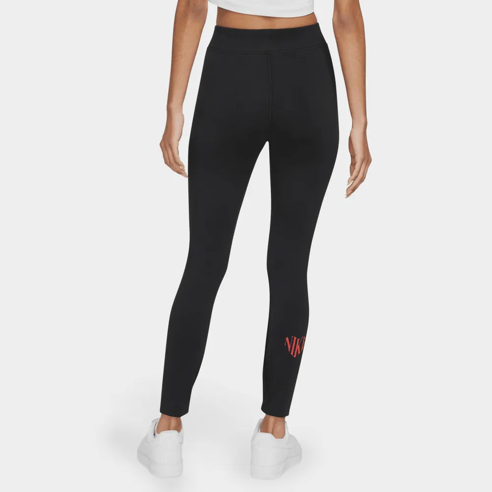 Nike Sportswear Essential Women's High-Waisted Leggings - Black