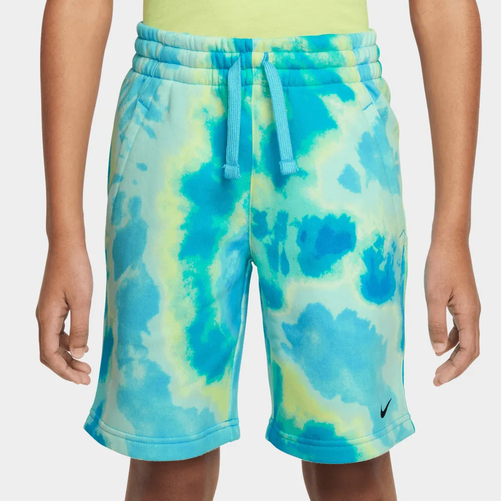 Nike Sportswear Junior Boys’ Club Tie-Dye Shorts / Glacier Blue