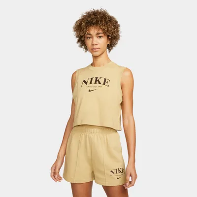 Nike Sportswear Women’s Tank Top Wheat Grass / Dark Chocolate