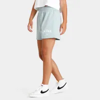 Nike Sportswear Women’s Fleece Shorts Ocean Cube / White