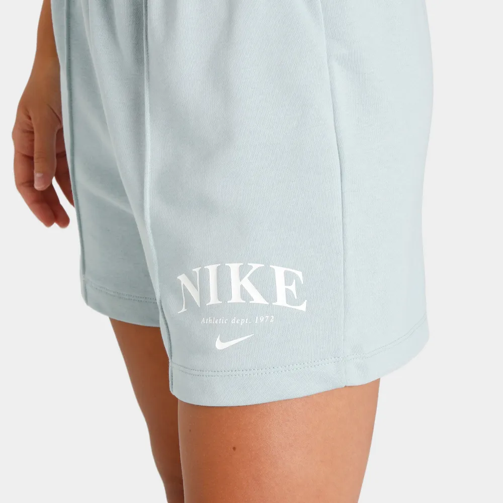 Nike Sportswear Women’s Fleece Shorts Ocean Cube / White