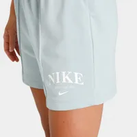 Nike Sportswear Women’s Fleece Shorts Ocean Cube / White