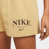 Nike Sportswear Women’s Fleece Shorts Wheat Grass / Dark Chocolate