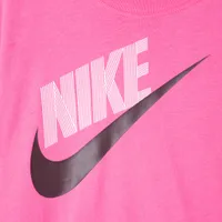 Nike Sportswear Junior Girls’ Essential Boxy Dance T-shirt Pinksicle / Burgundy Crush