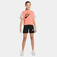 Nike Junior Girls’ Sportswear Essential Boxy Dance T-shirt / Crimson Bliss