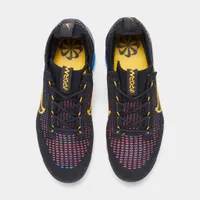 Nike Air VaporMax 2021 Flyknit GS Black / University Gold - Photo Blue