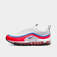 Nike Women's Air Max 97 White / Photo Blue - Bright Crimson