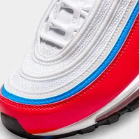 Nike Women's Air Max 97 White / Photo Blue - Bright Crimson