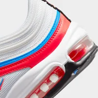 Nike Women's Air Max 97 White / Photo Blue - Bright Crimson