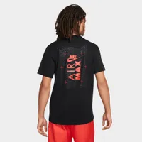 Nike Sportswear Air Max T-shirt Black / Habanero