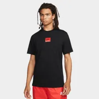 Nike Sportswear Air Max T-shirt Black / Habanero