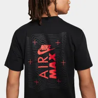 Nike Sportswear Air Max T-shirt Black / Habanero