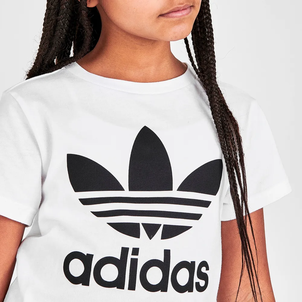 adidas Originals Juniors’ Trefoil T-shirt White / Black