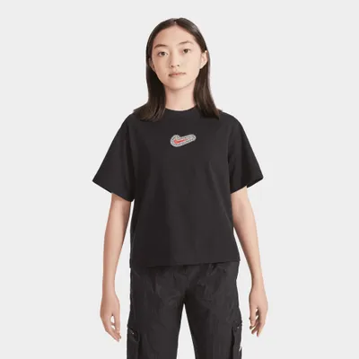 Nike Sportswear Junior Girls’ Boxy T-shirt / Black