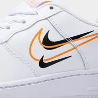 Nike Air Force 1 GS White / Kumquat - Black